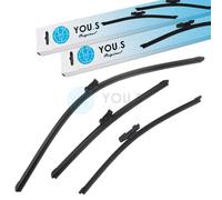You.S Tergicristalli Set Anteriore+Posteriore per Seat Leon Pezzi (5F8)