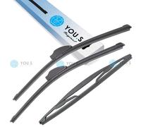 You.S Tergicristalli Set Spazzole Fronte + Coda per Nissan Cube (Z12)