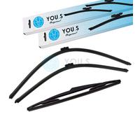 You.S Tergicristallo Spazzola Set Anteriore+Posteriore per Renault Espace IV (