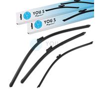 You.S Tergicristallo Spazzola Set Anteriore+Posteriore per Volvo C30 A 07.2010