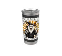 You Shall Not PSPSPS Divertente Gatto Mago Strano Strano Gattino Weirdcore Bicchiere termico in acciaio inox doppia parete