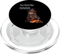 You Shall Not PSPSPSPS, Cute Wizard Costume Cat PopSockets PopGrip per MagSafe