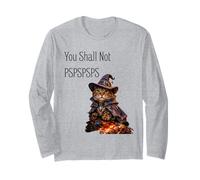 You Shall Not PSPSPSPS, Simpatico Gatto in Costume da Mago Maglia a Manica