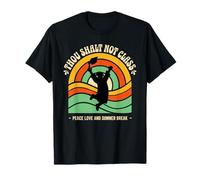 You Shalt Class Peace Love Summer Break Grad Silhouette Maglietta