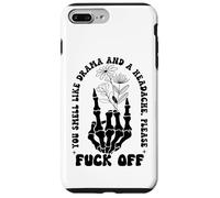 You Smell Like Drama a Headache Go Away F Off Middle Finger Custodia per iPhone 7 Plus/8 Plus