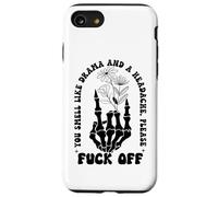 You Smell Like Drama a Headache Go Away F Off Middle Finger Custodia per iPhone SE (2020) / 7 / 8