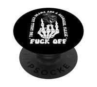 You Smell Like Drama & Headache Go Away F Off Middle Finger PopSockets PopGrip Adesivo