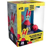 You Tooz Mr Krabs and The Smallest Violin - Figura in vinile da 11,2 cm, con licenza ufficiale Mr. Krabs e The Smallest Violin Collectible da Spongebob Squarepants Collection, rosso