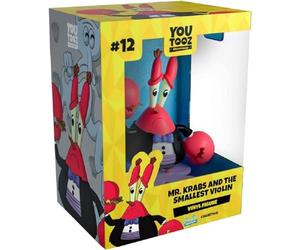 You Tooz Mr Krabs and The Smallest Violin - Figura in vinile da 11,2 cm, con licenza ufficiale Mr. Krabs e The Smallest Violin Collectible da Spongebob Squarepants Collection, rosso