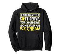 You Wanted A Soft Serve Gone For An Ice Cream Fun Pickleball Felpa con Cappuccio