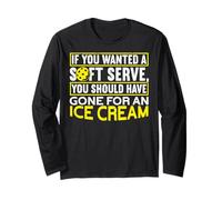 You Wanted A Soft Serve Gone For An Ice Cream Fun Pickleball Maglia a Manica