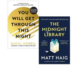 You Will Get Through This Night By Daniel Howell & The Midnight Library By Matt Haig 2 Books Collection Set