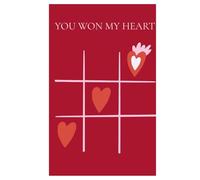 You Won My Heart: Lined Hardcover Journal: Valentine’s Gift Notebook for Couples, Boyfriend, Girlfriend & Anniversary Writing