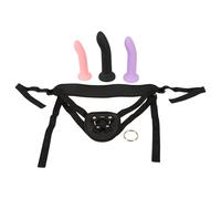 You2Toys - set di dildo strap-on (nero)