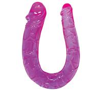 Doppio fallo in jelly "Sex talent" dildo in PVC - 29 cm X Ø2/3 cm