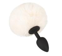 You2Toys Fluffy Tail Plug anali Bianco 14,2 cm