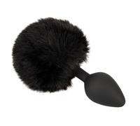 You2Toys Fluffy Tail Plug anali Nero 14,2 cm