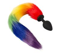 You2Toys Fluffy Tail Plug anali Nero 42 cm
