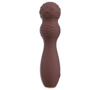 Vibratore ricaricabile in silicone "Hazel 03" con forma di nocciolina e flessibilità (lilla)