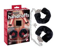 You2Toys - Manette in peluche con catena lunga - nero