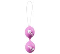 Duo di Sfere Stimolanti in Silicone per Esercizi Pelvici (Rosa)