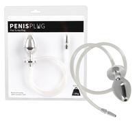 You2Toys - Piss to Ass Plug - plug anale cavo con dilatatore uretrale