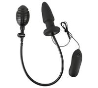 You2Toys - plug anale gonfiabile vibrante - nero