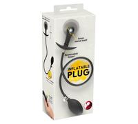 You2Toys Plug gonfiabile interno in metallo Ba Argento Nero
