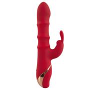You2Toys Rabbit - vibratore ad anello mobile (rosso)