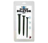 You2Toys Set di 3 dilatatori a vite Nero