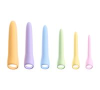 You2Toys Six in a Row 2.0 - Set di 6 dildo e dilatatori in silicone (colorati)