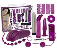 Set Erotico Sorprese con Vibratore - Kit di 12 Pezzi