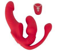 You2Toys Strapless - vibratore indossabile a 3 braccia (rosa)