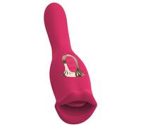 You2Toys - Vibratore 2in1 con lingua (rosa)