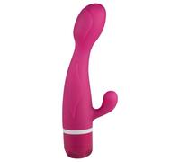 VIBRATORE rosa stimolante laterale clitoride -finto pisello pene di PVC, ABS