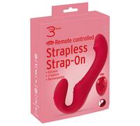 You2Toys Remote Controlled Strapless Strap-On 3 Motors Red