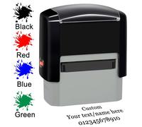 YouBaiVS Timbro Personalizzabile Timbro Personalizzata Timbro Autoinchiostrante Timbro Datario Completo di Personalizzazione 3 Righe