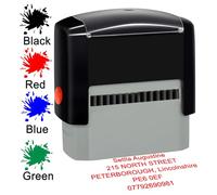 YouBaiVS Timbro Personalizzabile Timbro Personalizzata Timbro Autoinchiostrante Timbro Datario Completo di Personalizzazione 5 RigheG