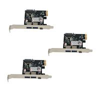 Youbones 3 X USB 3.1 Tipo C PCI Scheda di espansione PCI-E su 1 Tipo C e 2 Tipo A 3.0 USB Adattatore PCI Express Controllore Mozzo per Desktop PC