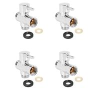 Youbones 4 X SOLID deviatore 3 vie valvola di commutazione per sistema doccia IPS 1/2, ricambio per sistema doccia in rame cromato
