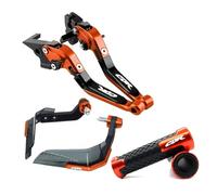 YOUBONET Leva frizione moto in lega di alluminio, leva fren FOR HONDA CBR650F CBR 650 F 2014-2016 Motorcycle CNC Brake Clutch Lever Combination Handle Rubber Guard(126)