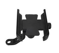 YOUBONET Per ZX-9R 1998-1999 Accessori CNC Per Moto Supporto Per Telefono Supporto GPS Supporto Per Cellulare Retrovisore Universale(M Black NO LOGO)