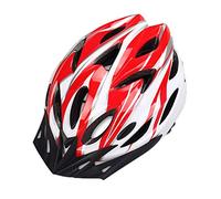 YOUCAI Bici da Strada Casco Bicycle Riding Helmet Sport all'Aria Aperta per Unisex Adulto Rosso Bianco M