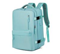 YOUCAI Zaino da Viaggio per Donna e Uomo, Zaino Porta PC, Zaini Borsa Scuola Universitario con Scomparti Organizzati, Impermeabile, per Viaggi, Lavoro e Tempo Libero Verde 1 30x20x45cm