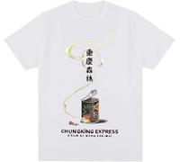 youchinuo A Film by Wong Kar-wai chungking Express Vintage T-Shirt Cotton Men T Shirt Tee Tshirt Tops White White