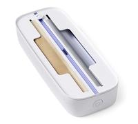 YouCopia StoraRoll - Dispenser 2 in 1, organizer per cassetti, per fogli di plastica, pergamena e carta oleata, con taglierine di sicurezza ed etichette per l'organizzazione della cucina