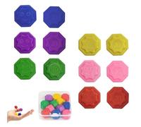 YOUDALIS 12 Pezzi Gonggi Korean Game, Gioco Tradizionale Coreano, Gonggi Jack Stone Pebbles Set per Allenamento Coordinazione Occhio Mano