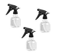 YOUDALIS 3 Pezzi Spruzzino Nebulizzatore, 250ML Riempibile Flaconi Spray Vuoti, Trasparente Plastica Grilletto Spruzzatore per Barbiere, Giardino, Piante, Pulito Cucina
