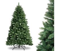 YOUDENOVA Albero di Natale artificiale, 210 cm, albero di Natale artificiale di alta qualità, fedele alla natura, con supporto pieghevole in metallo