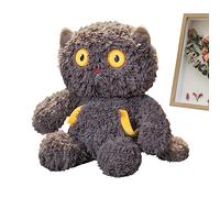 Youding Animali di peluche Gatto | Giocattolo di peluche Gattino - Letto per Cuscino Animale adorabile giocattolo con testa rotante per la casa, l'auto, la camera da letto